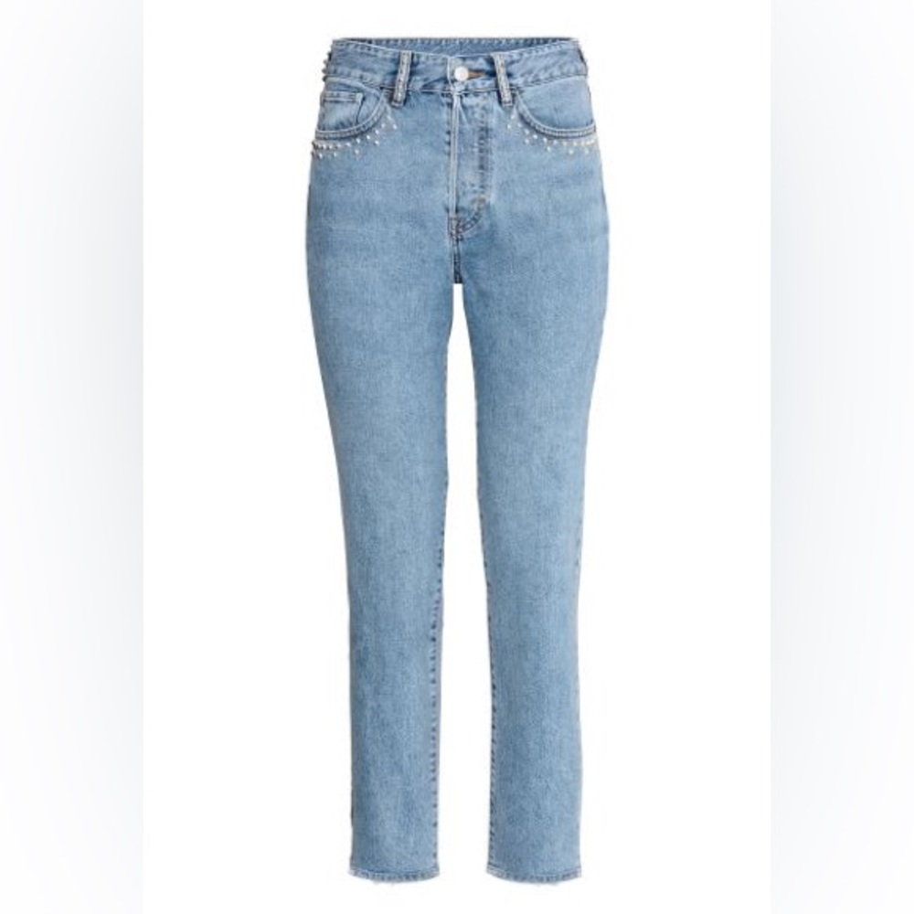 NEW H&M VINTAGE FIT HIGH WAIST JEANS